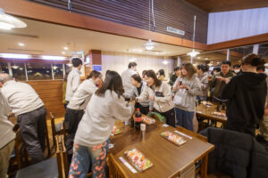 上高地閉山 打ち上げ